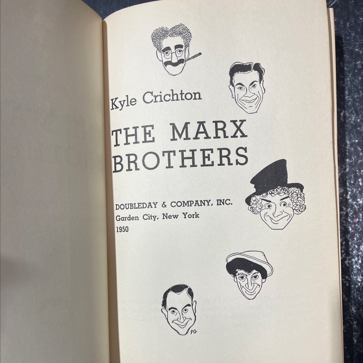 the marx brothers book, by Kyle Crichton, 1950 Hardcover image 2