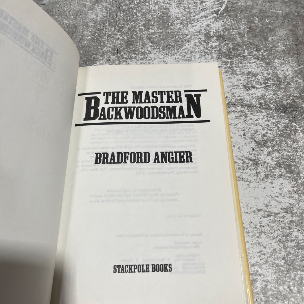 the master backwoodsman book, by bradford angier, 1978 Hardcover image 2