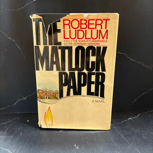 the matlock paper book, by Robert Ludlum, 1973 Hardcover image 1