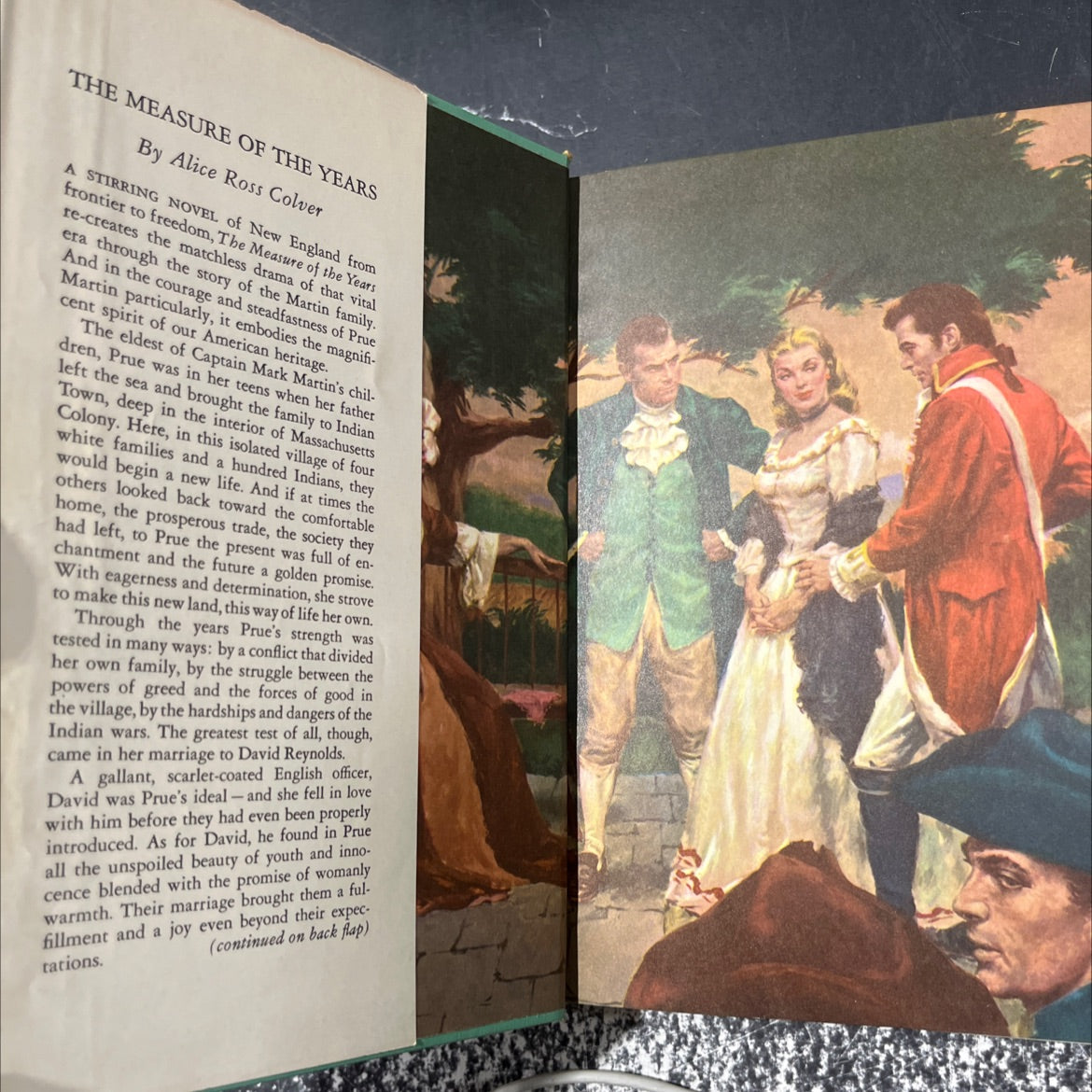 the measure of the years book, by alice ross colver, 1954 Hardcover image 4