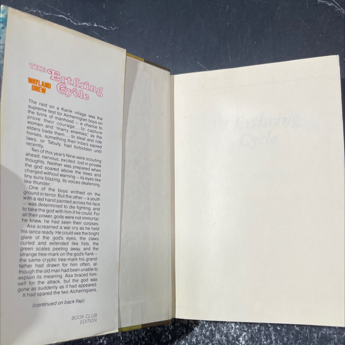 the memoirs of alcheringia book, by Wayland Drew, 1986 Hardcover image 4