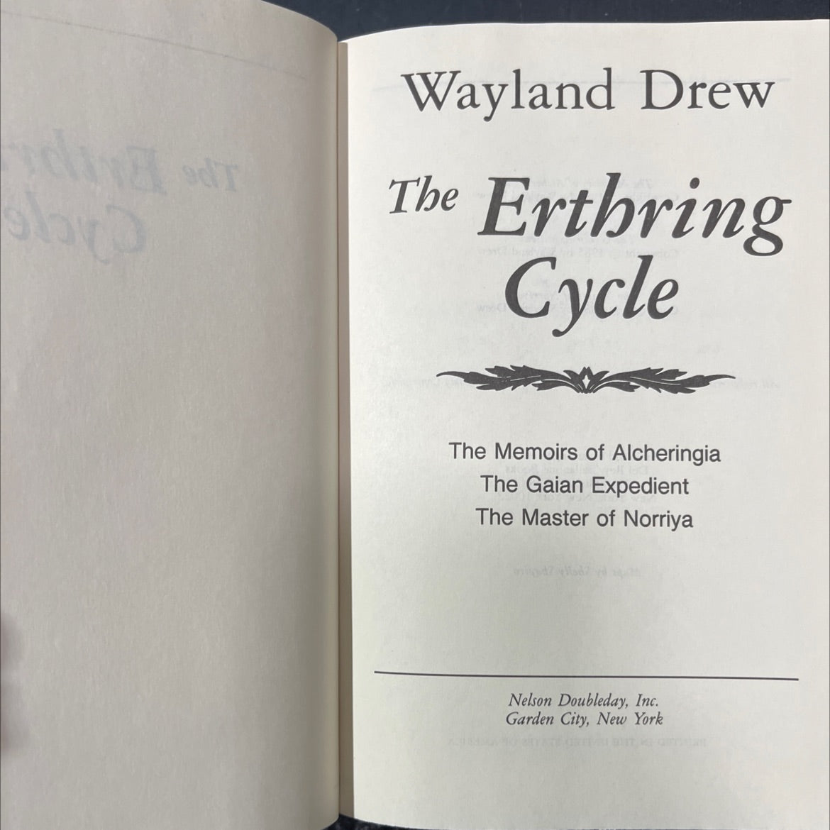 the memoirs of alcheringia book, by Wayland Drew, 1986 Hardcover image 2