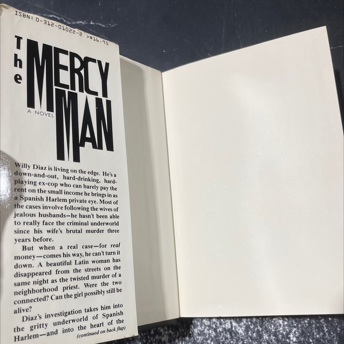 the mercy man book, by rider mcdowell, 1987 Hardcover image 4