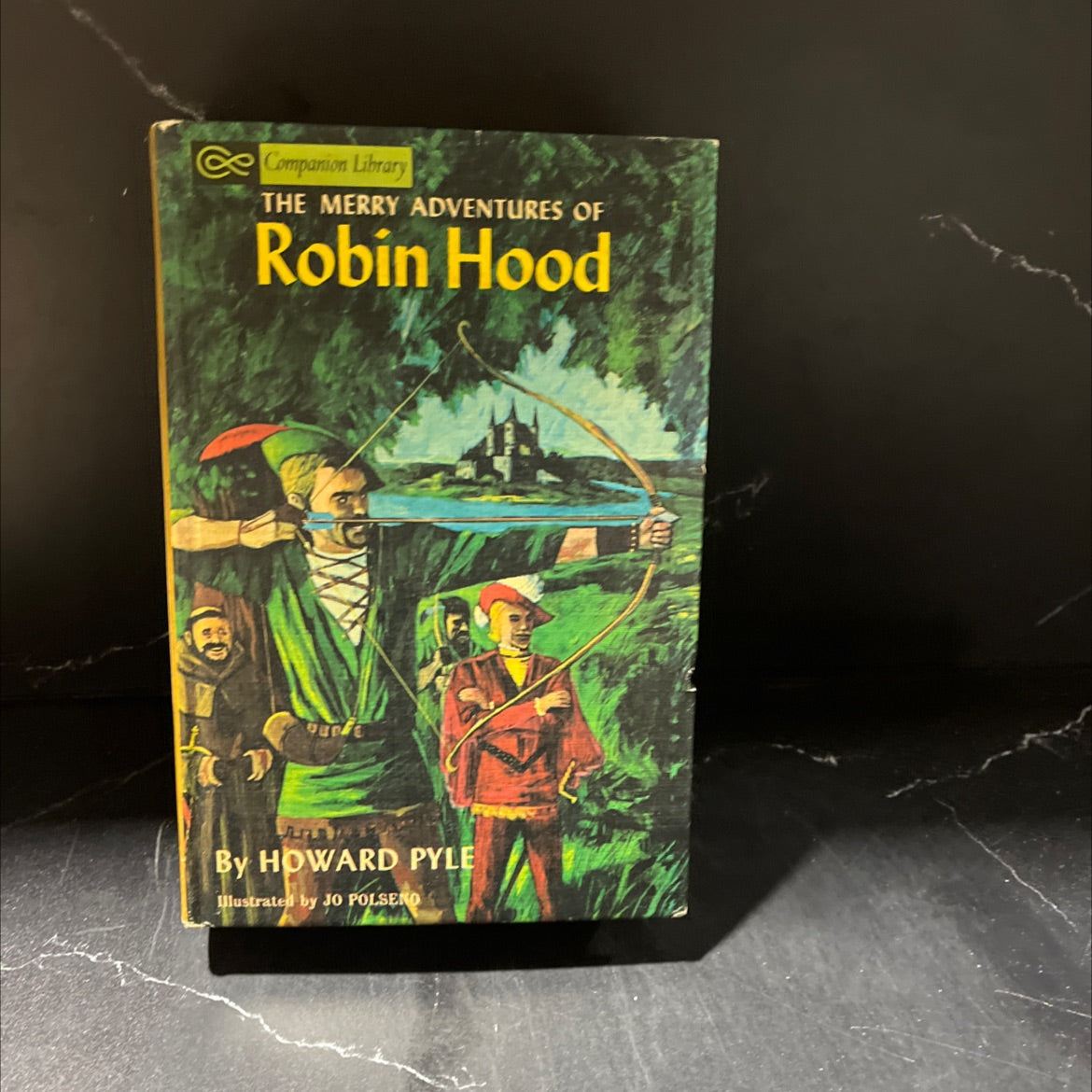 the merry adventures of robin hood book, by howard pyle, 1965 Hardcover image 1