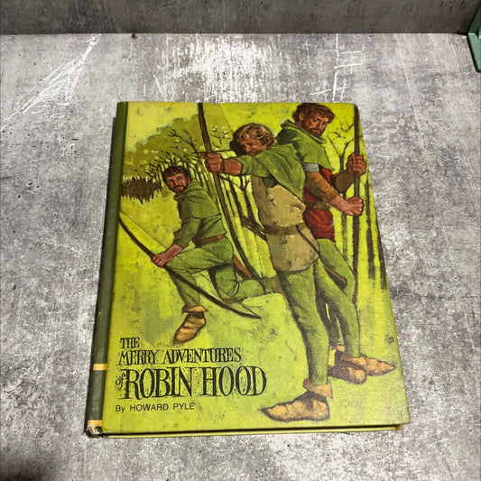 the merry adventures of robin hood book, by howard pyle, 1968 Hardcover image 1