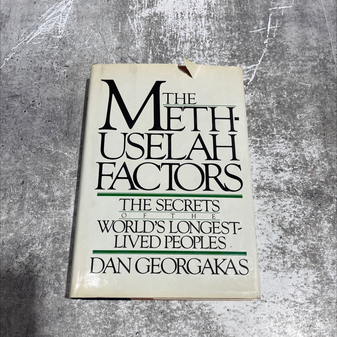 the methuselah factors strategies for a long and vigorous life book, by Dan Georgakas, 1980 Hardcover image 1