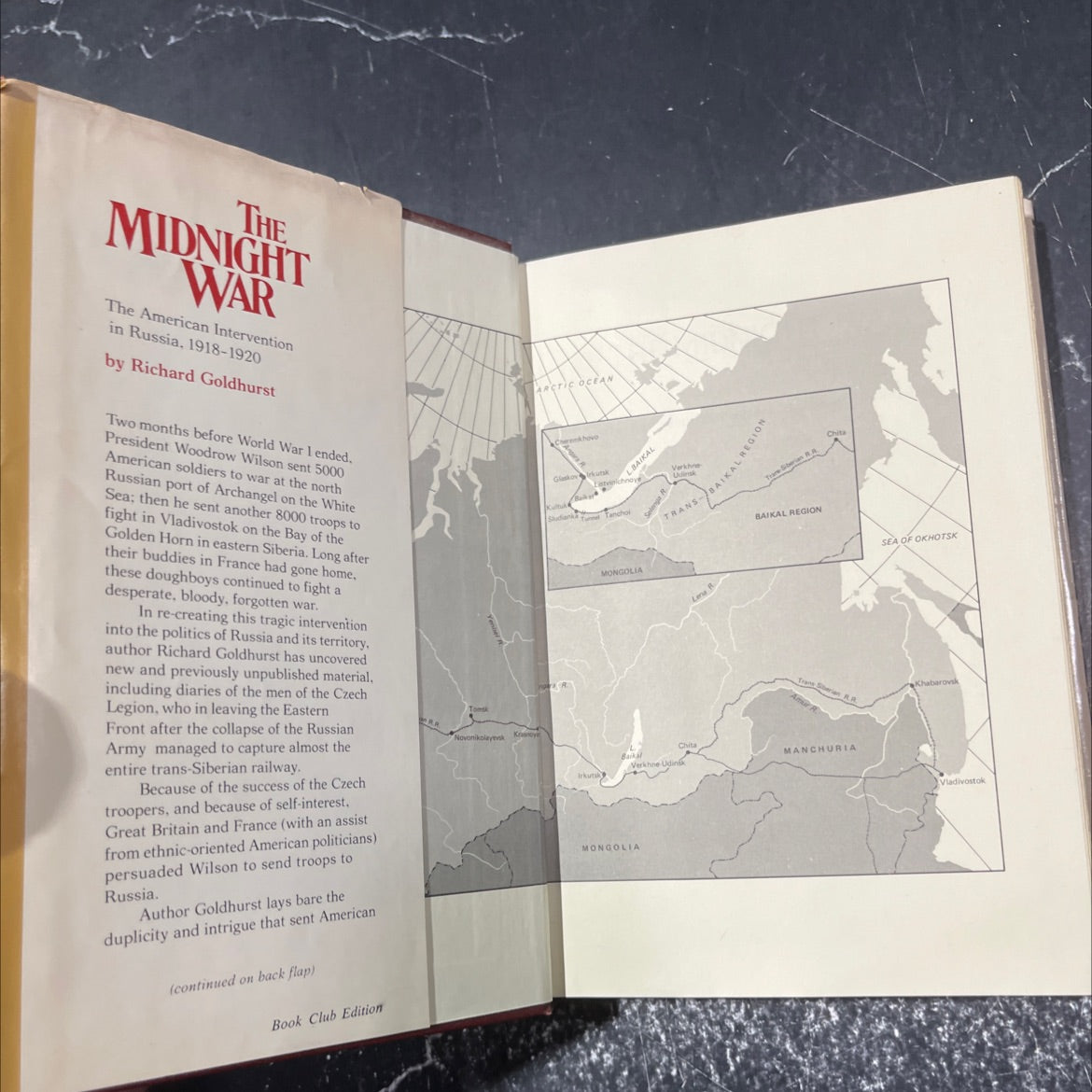 the midnight war the american intervention in russia 1918-1920 book, by richard goldhurst, 1978 Hardcover image 4