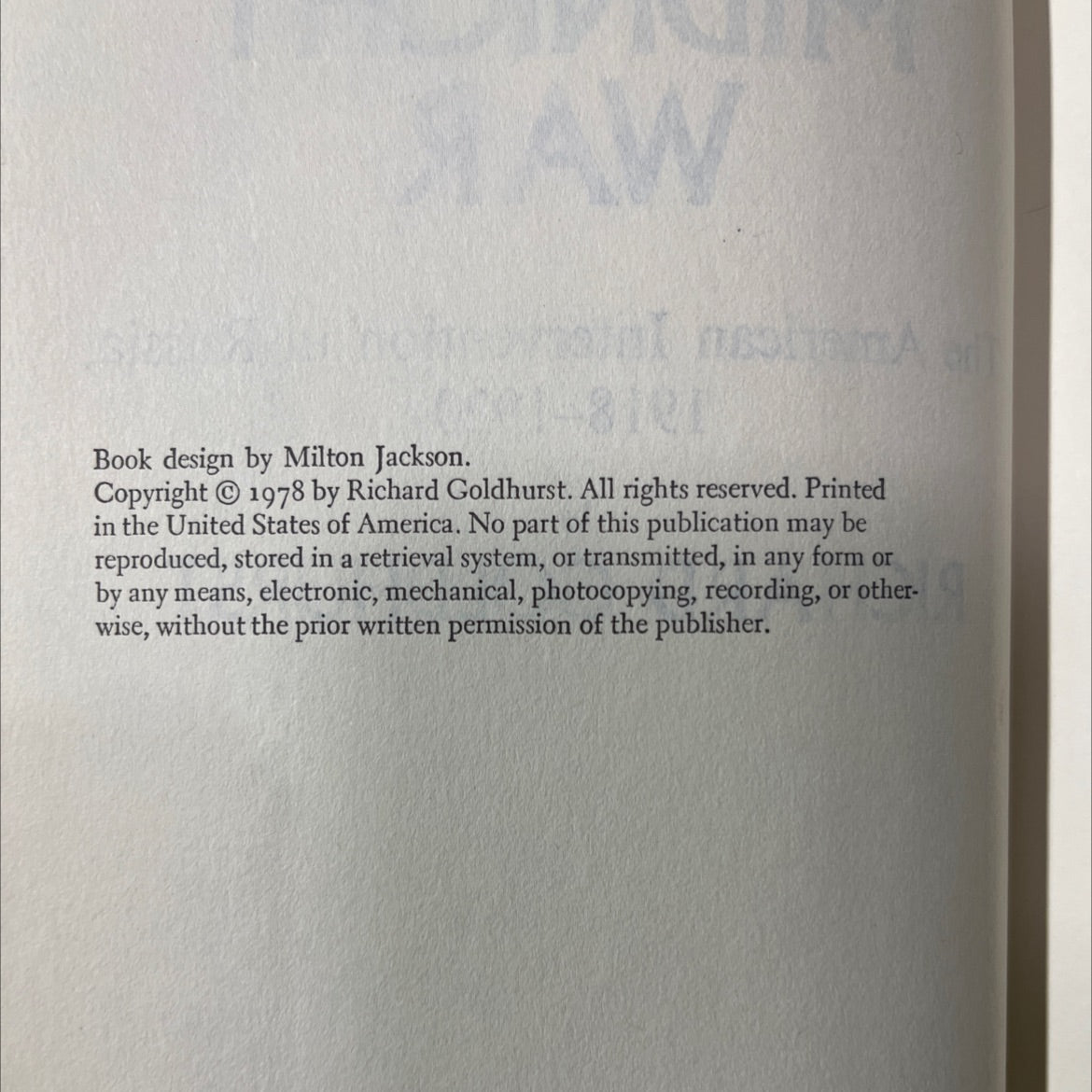 the midnight war the american intervention in russia 1918-1920 book, by richard goldhurst, 1978 Hardcover image 3