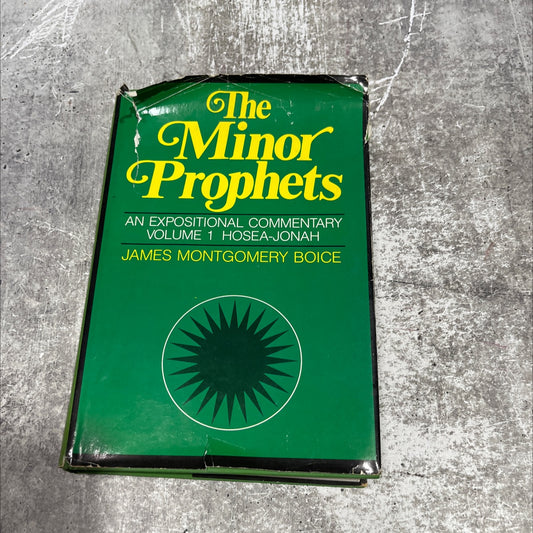 the minor prophets volume 1 hosea-jonah book, by james montgomery boice, 1983 Hardcover image 1