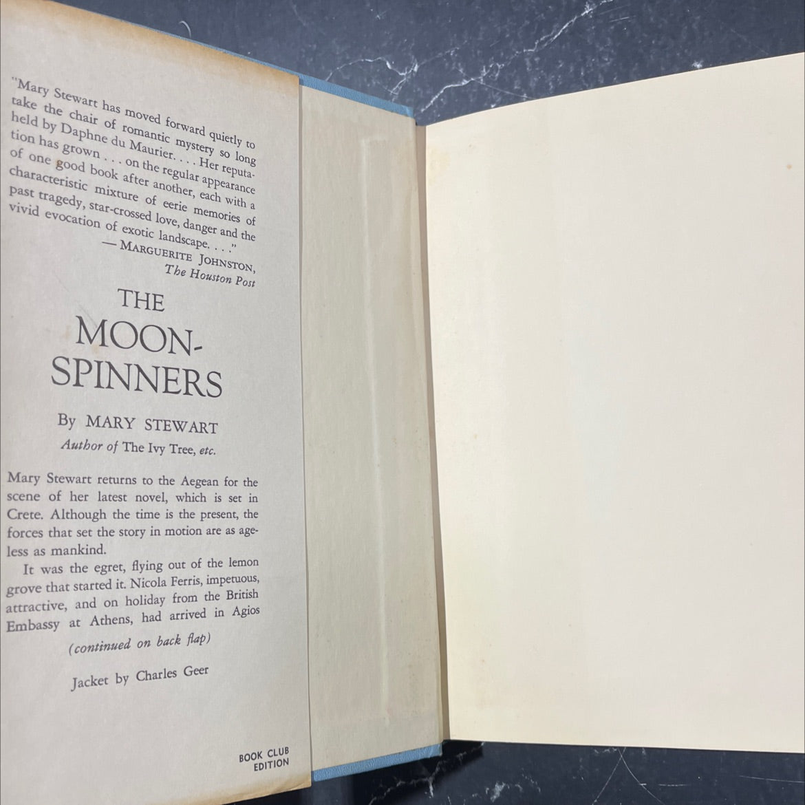 the moon-spinners book, by mary stewart, 1963 Hardcover image 4