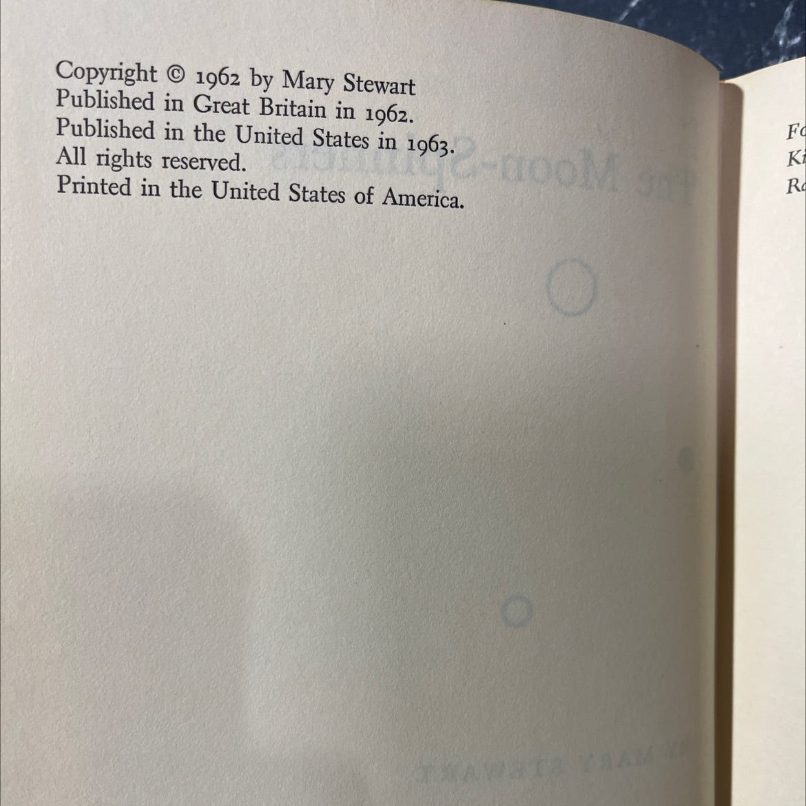 the moon-spinners book, by mary stewart, 1963 Hardcover image 3