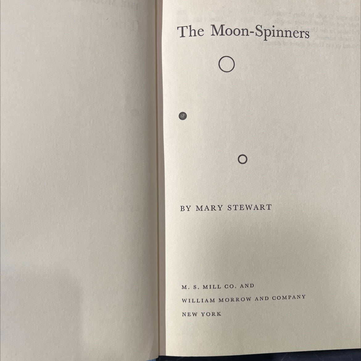 the moon-spinners book, by mary stewart, 1963 Hardcover image 2