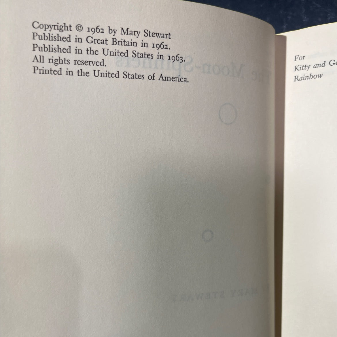 the moon-spinners book, by mary stewart, 1963 Hardcover image 3