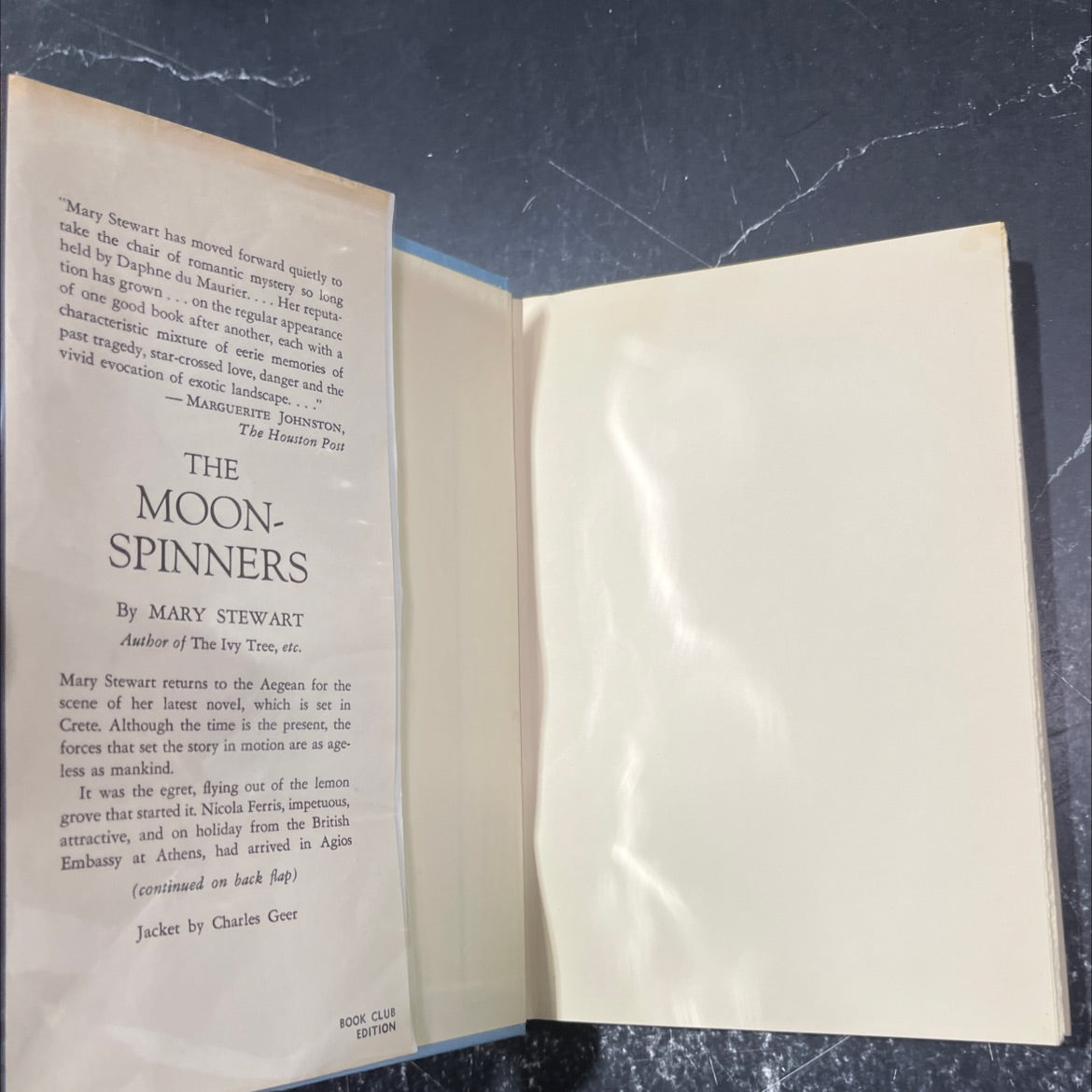 the moon-spinners book, by mary stewart, 1963 Hardcover image 4