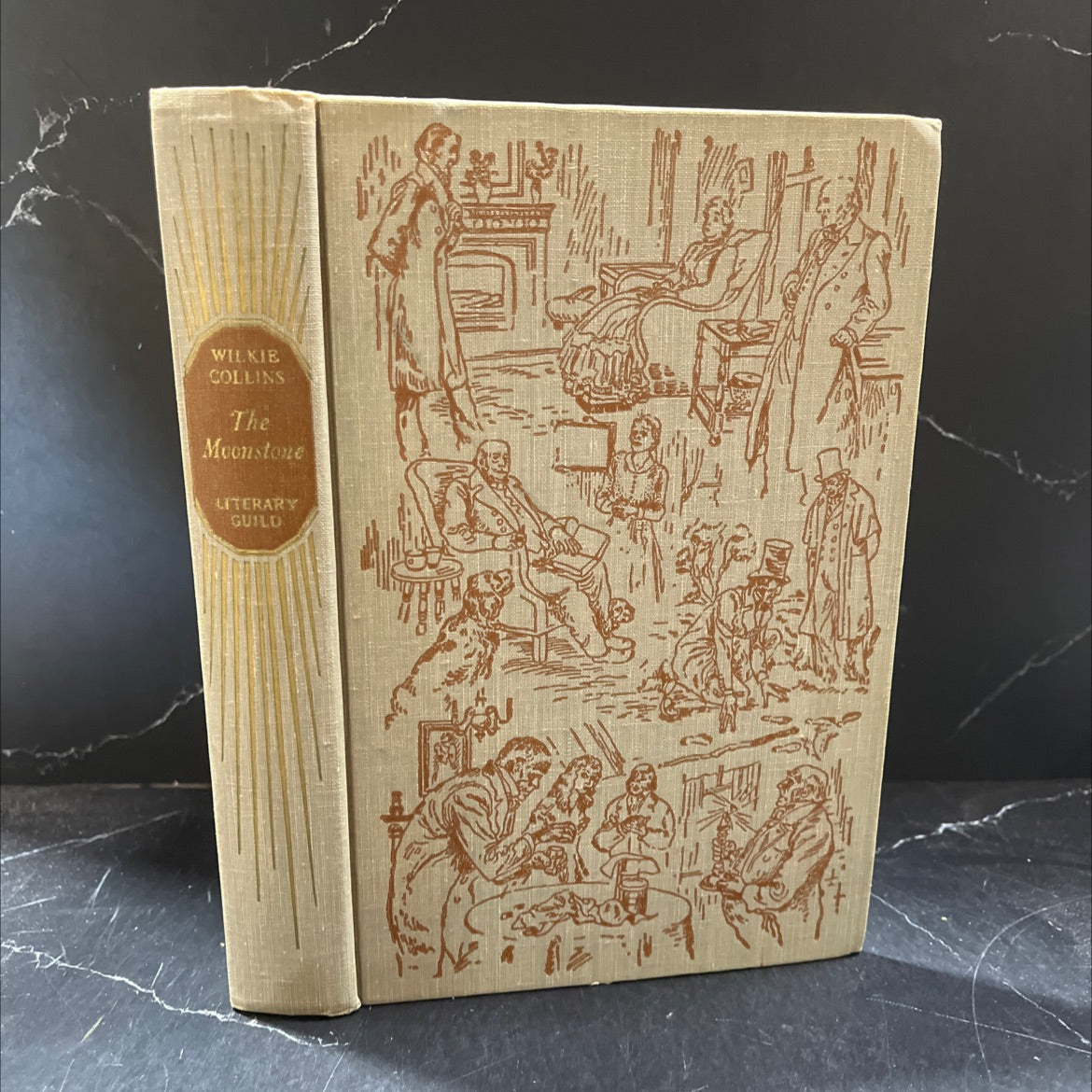 the moonstone book, by wilkie collins, 1946 Hardcover image 1
