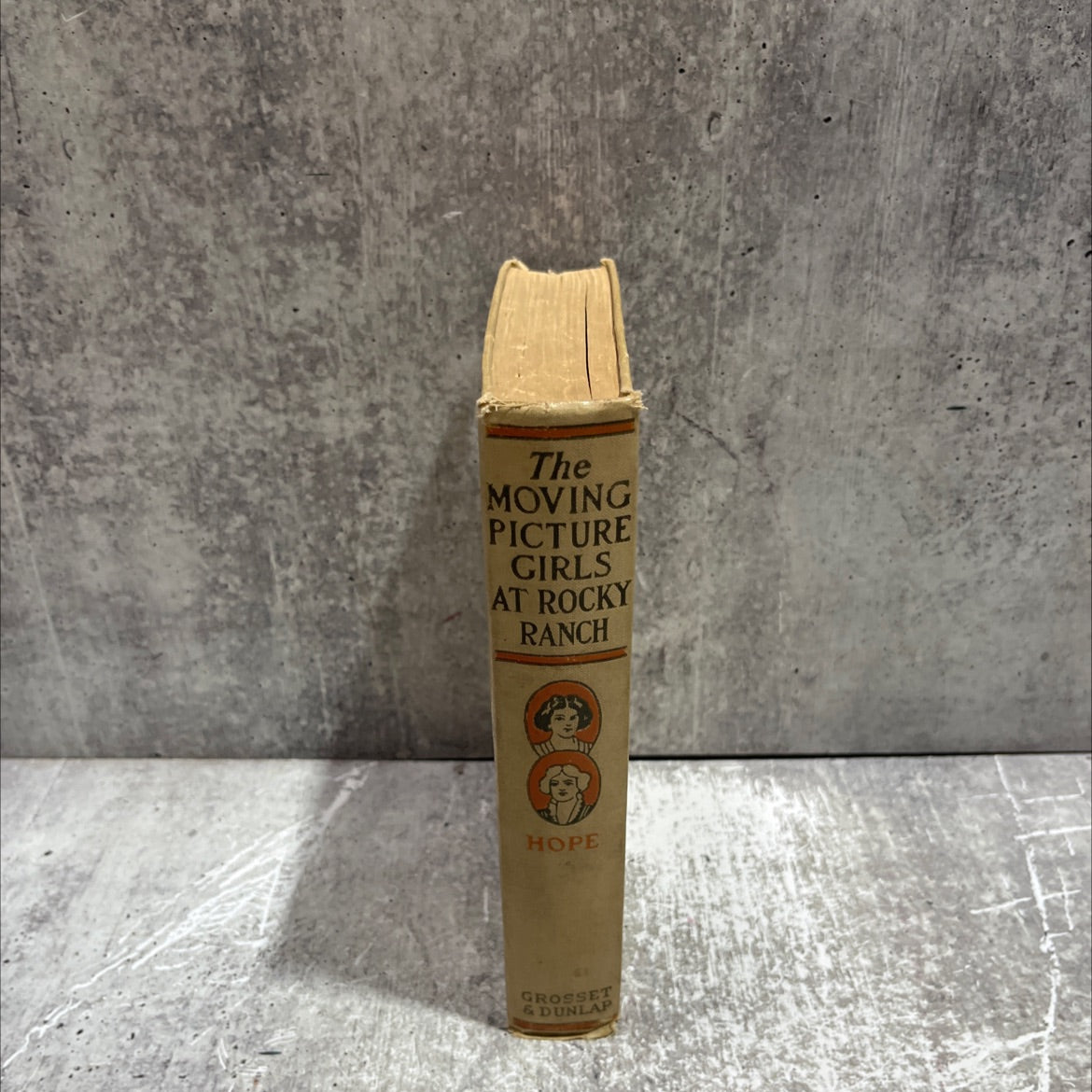 the moving picture girls at rocky ranch book, by laura lee hope, 1914 Hardcover image 4