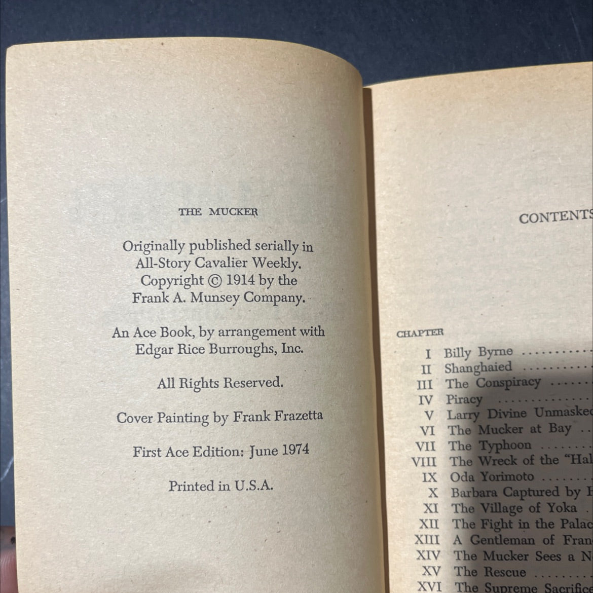 the mucker book, by edgar rice burroughs, 1974 Paperback image 3