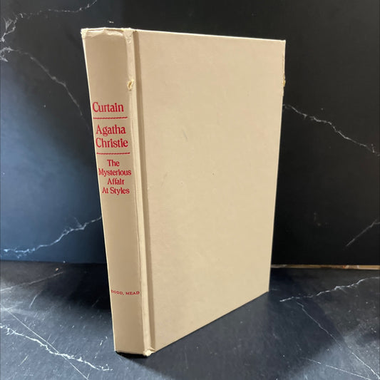 the mysterious affair at styles book, by agatha christie, 1975 Hardcover image 1