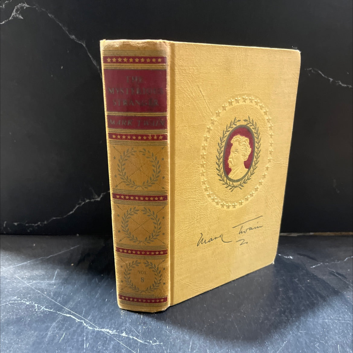the mysterious stranger book, by mark twain, 1922 Hardcover image 1