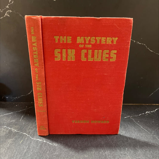 the mystery of the six clues book, by unknown, 1952 Hardcover image 1