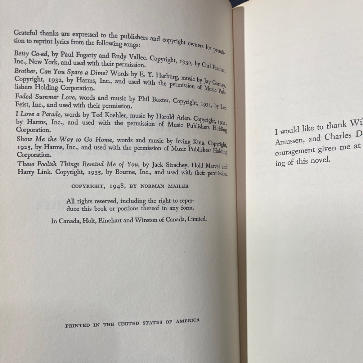 the naked and the dead book, by norman mailer, 1948 Hardcover image 3