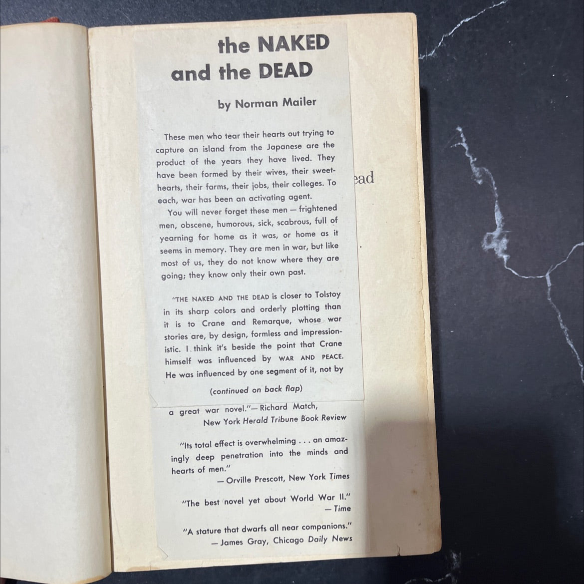 the naked and the dead book, by Norman Mailer, 1970 Hardcover image 3