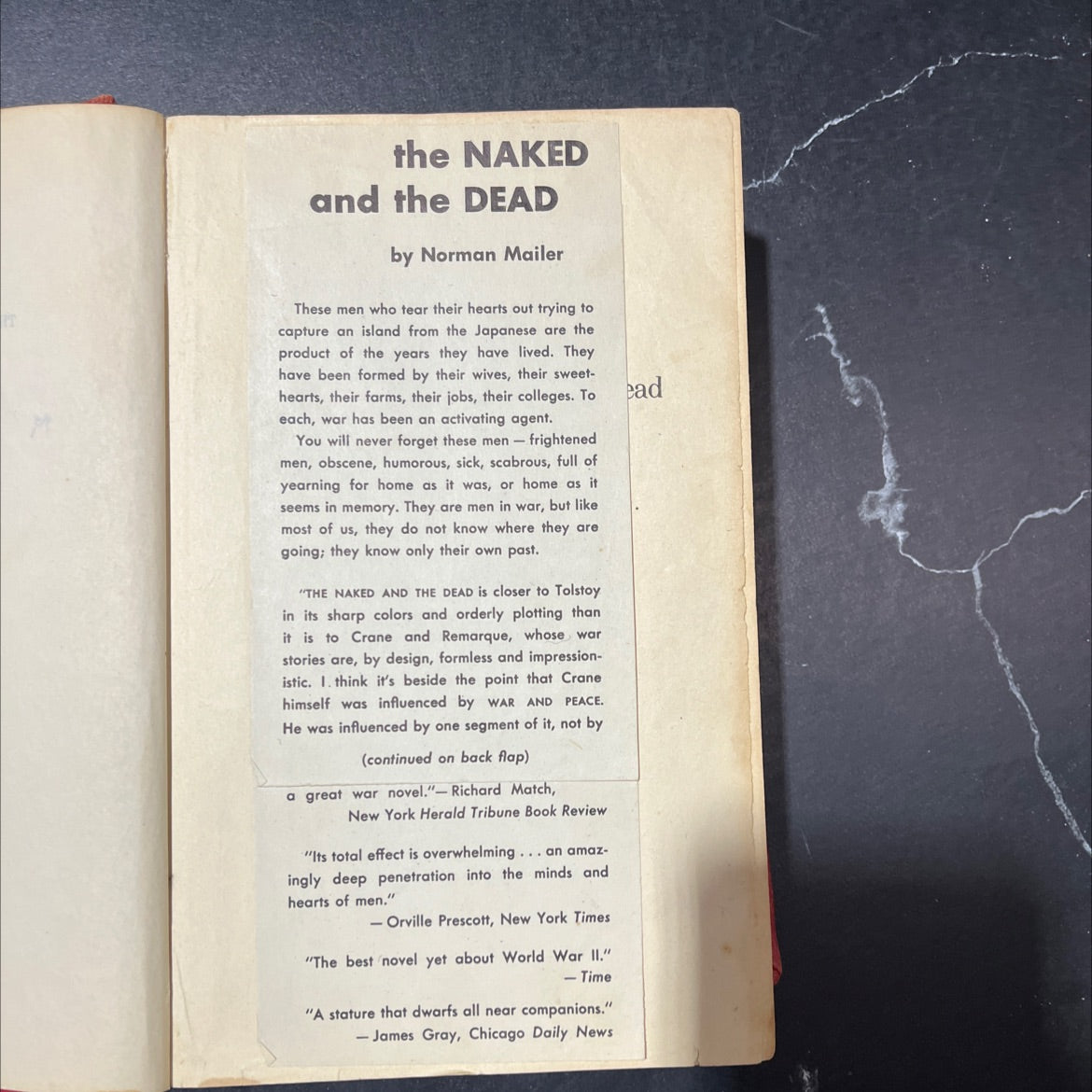 the naked and the dead book, by Norman Mailer, 1970 Hardcover image 2