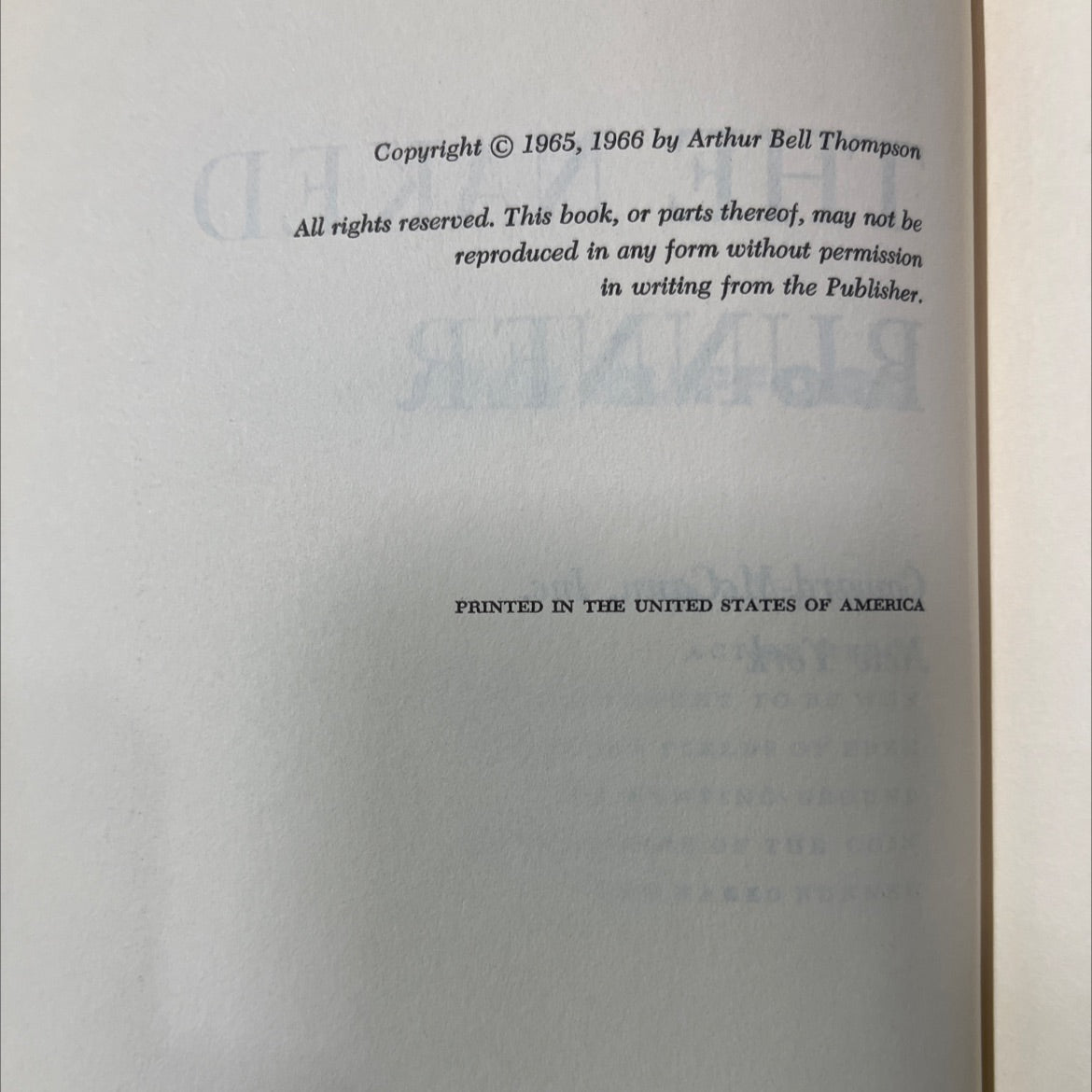 the naked runner book, by Francis Clifford, 1966 Hardcover image 3