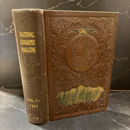 the national geographic magazine index january-june, 1937 book, by unknown, 1937 Hardcover image 1