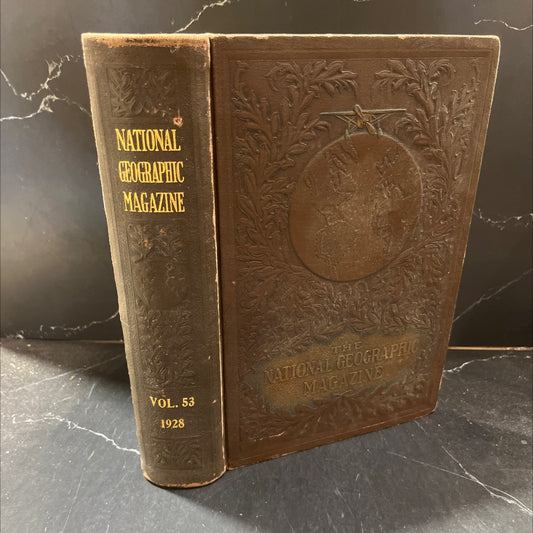the national geographic magazine index january to june, 1928 book, by national geographic society, 1928 Hardcover image 1