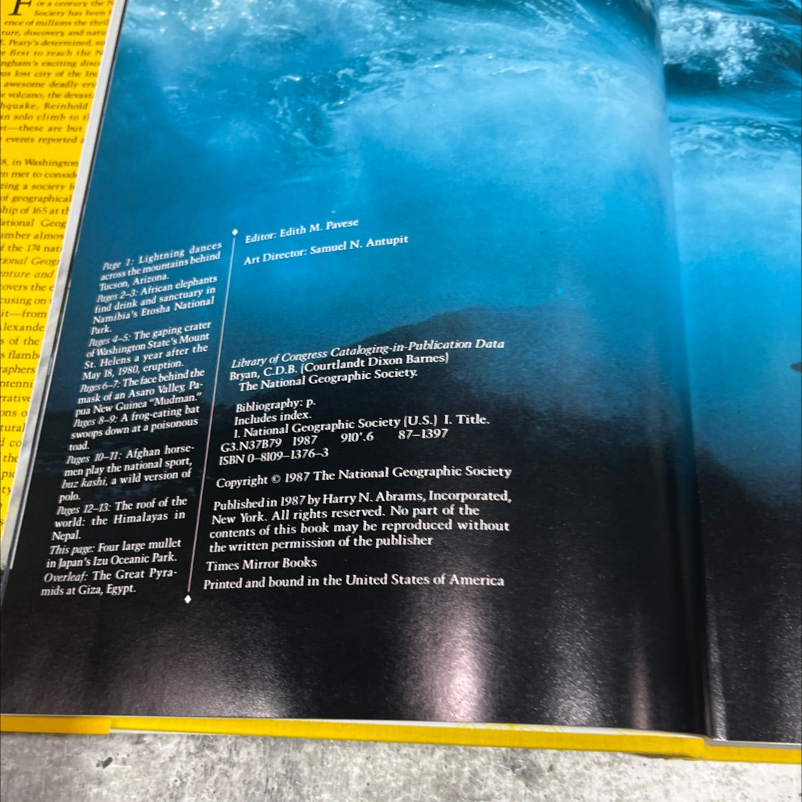 the national geographic society 100 years of adventure and discovery book, by C.D.B. Bryan, 1987 Hardcover image 3