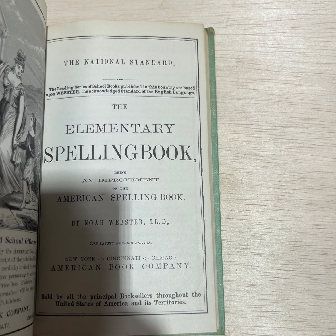 the national standard book, by noah webster, ll. d., 1908 Hardcover image 2