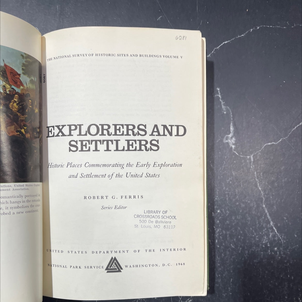 the national survey of historic sites and buildings volume v book, by robert g. ferris, 1968 Hardcover image 2