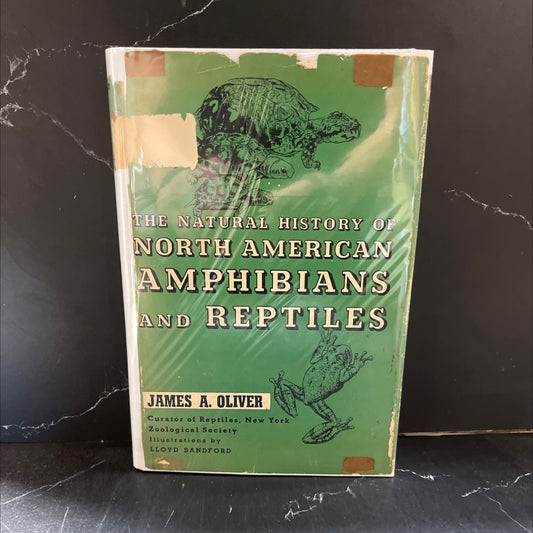 the natural history of north american amphibians and reptiles book, by james a. oliver, 1955 Hardcover image 1