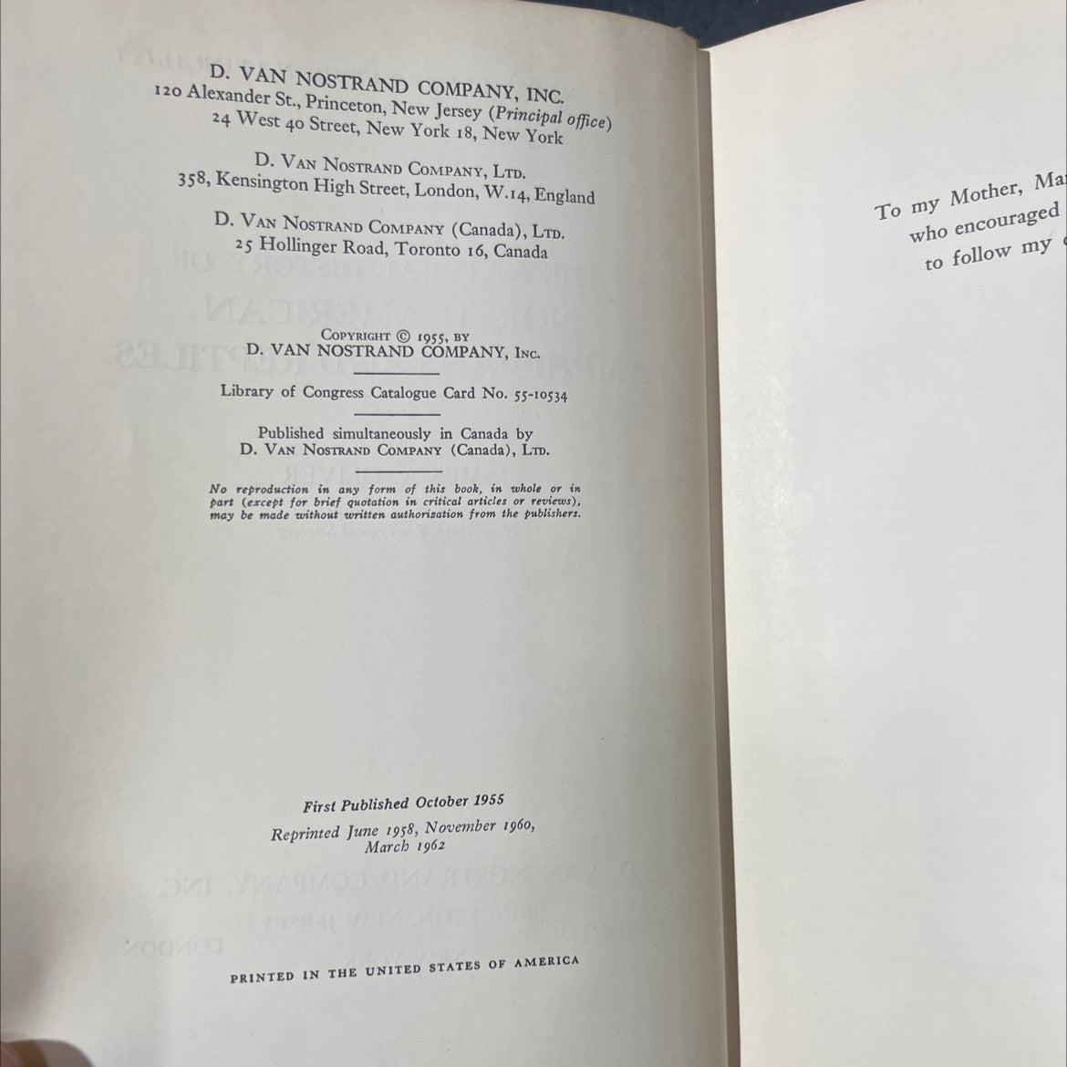 the natural history of north american amphibians and reptiles book, by james a. oliver, 1955 Hardcover image 3