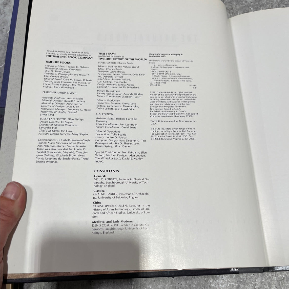 the natural world book, by editors of time-life books, 1991 Hardcover image 3