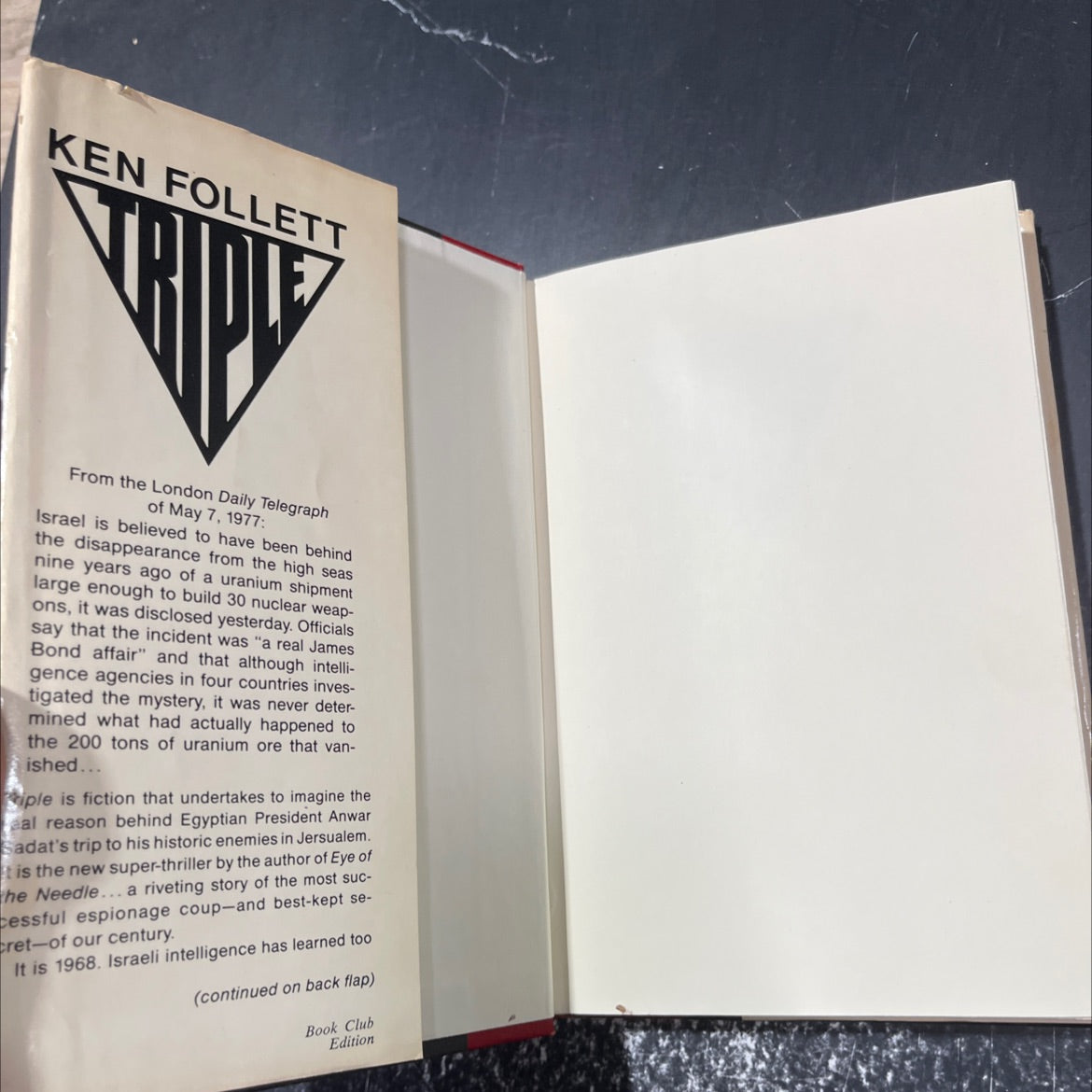 the needle book, by ken follett, 1979 Hardcover image 4