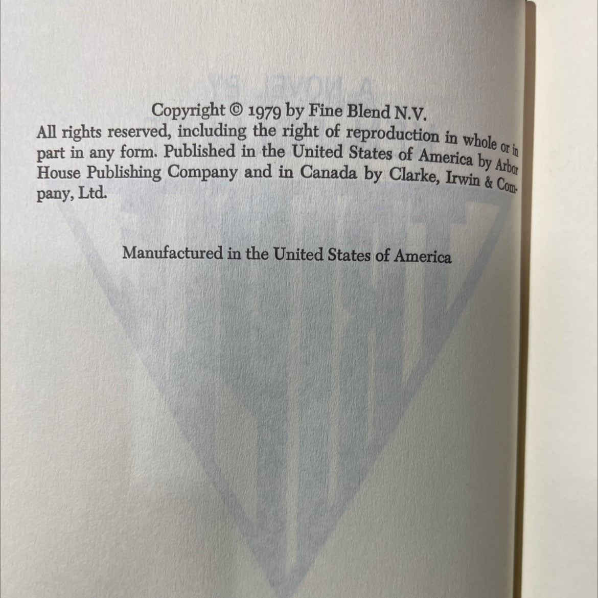 the needle book, by ken follett, 1979 Hardcover image 3