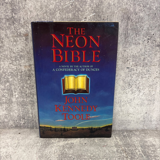 the neon bible book, by john kennedy toole, 1989 Hardcover image 1
