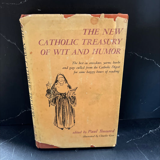 the new catholic treasury of wit and humor book, by paul bussard, 1968 Hardcover image 1