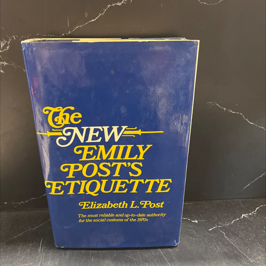 the new emily post's etiquette book, by elizabeth l. post, 1975 Hardcover image 1