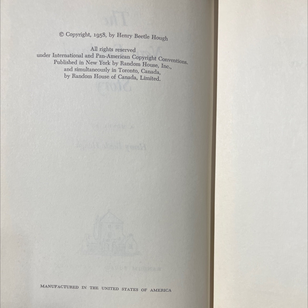 the new england story book, by Henry Beetle Hough, 1958 Hardcover image 3