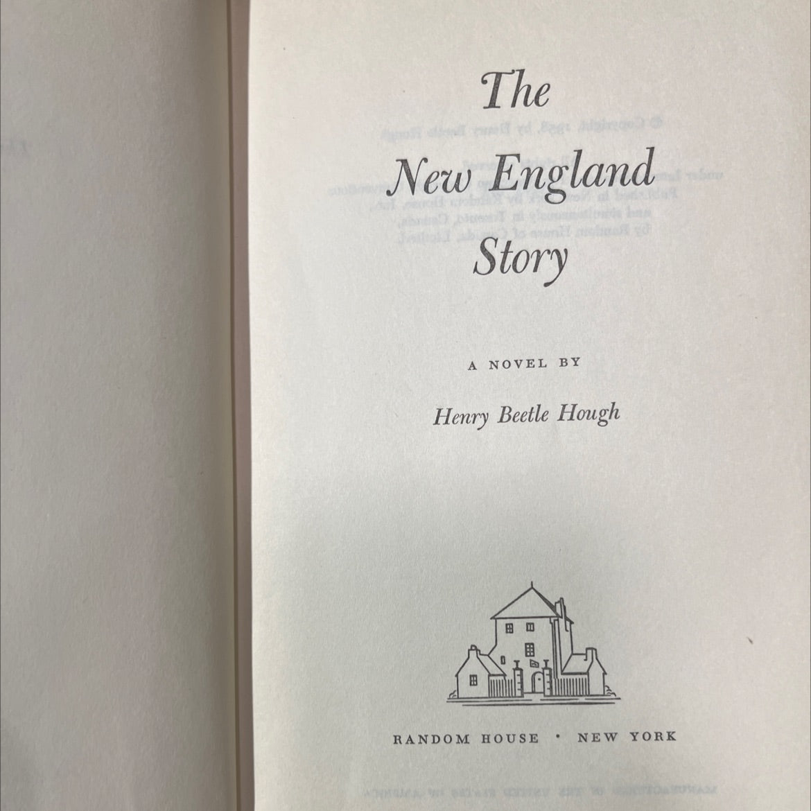 the new england story book, by Henry Beetle Hough, 1958 Hardcover image 2