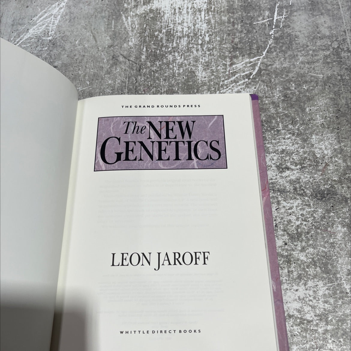 the new genetics book, by Leon Jaroff, 1991 Hardcover image 2
