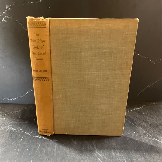 the new home book of best loved poems book, by richard charlton mackenzie, 1946 Hardcover image 1