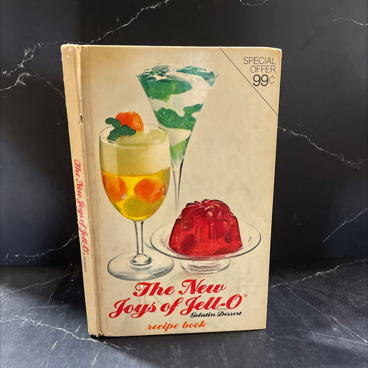 the new joys of jell-o recipe book book, by unknown, 1974 Hardcover image 1