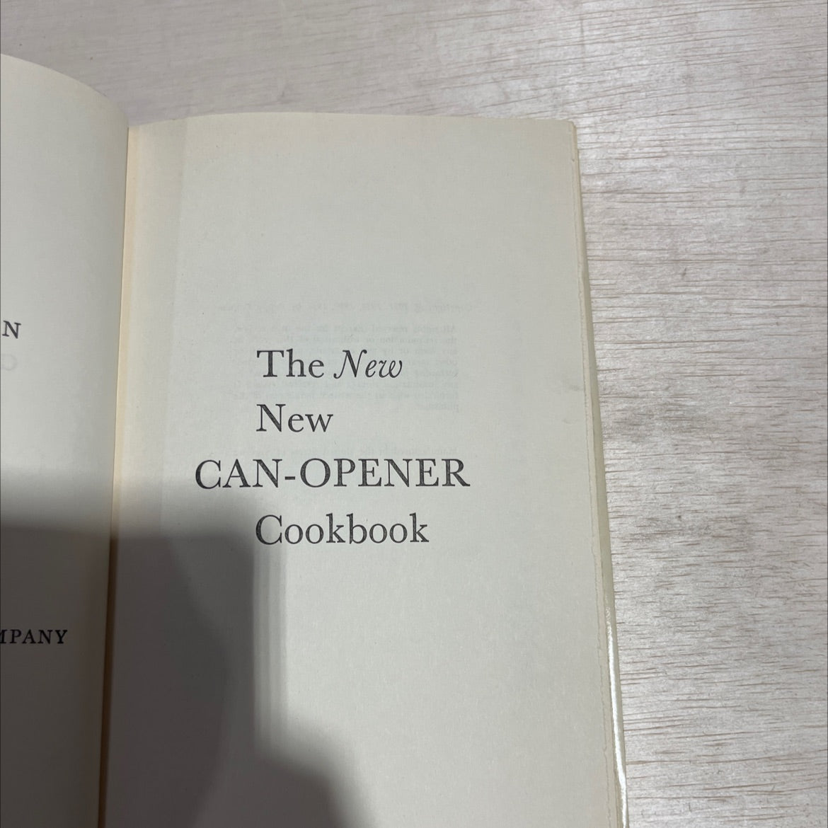 the new new can-opener cookbook book, by Poppy Cannon, 1968 Hardcover image 2