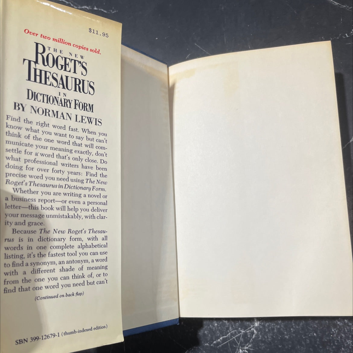 the new roget's thesaurus of the english language in dictionary form book, by norman lewis, 1978 Hardcover image 4