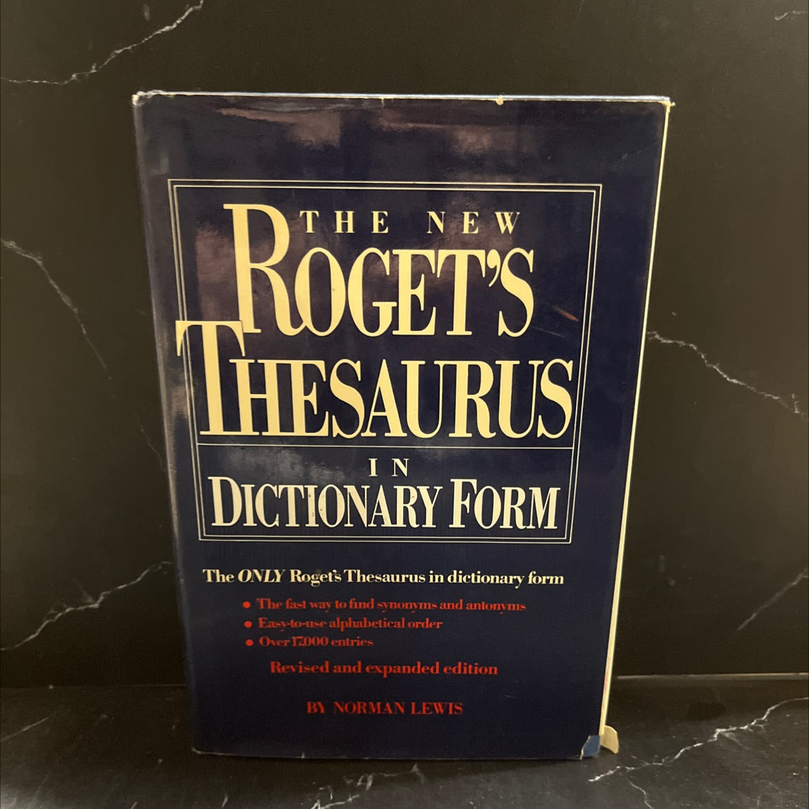 the new roget's thesaurus of the english language in dictionary form book, by norman lewis, 1978 Hardcover image 1