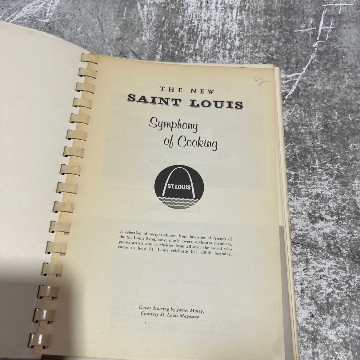 the new saint louis symphony of cooking book, by Women's Association St. Louis Symphony Society, 1972 Hardcover image 2